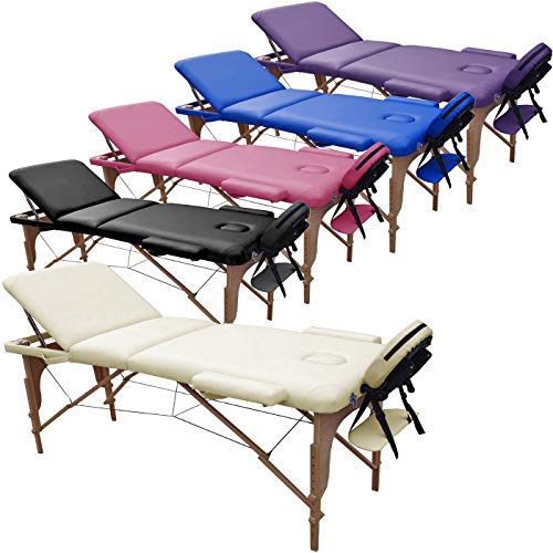 Mobile Massagetisch Massageliege 3 zonen 180 x 56...