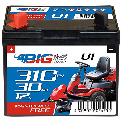 BIG U1 Garden Power Rasentraktor-Batterie 12V 30Ah...