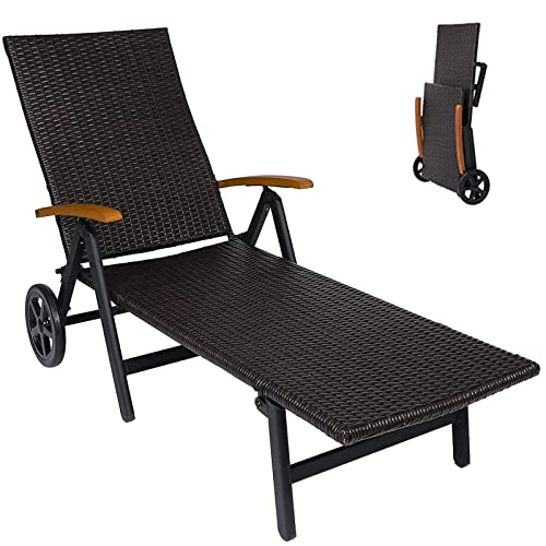 Sonnenliege, Gartenliege Klappbar, Liegestuhl,...