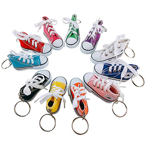 PTN Mini Canvas Sneaker Schuh Keychain, 11...