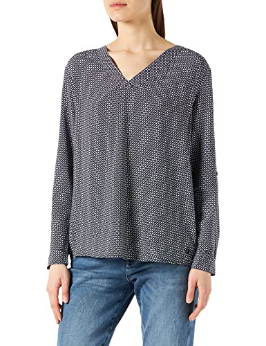 TOM TAILOR Damen Bluse mit Allover-Print 1030635,...