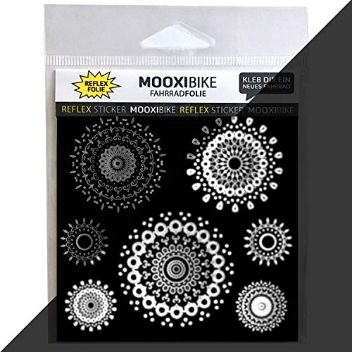 MOOXIBIKE I Sticker Wheel of Karma Silber...
