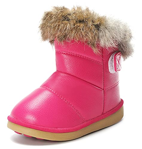 KVbaby Mädchen Warm Gefütterte Schneestiefel...