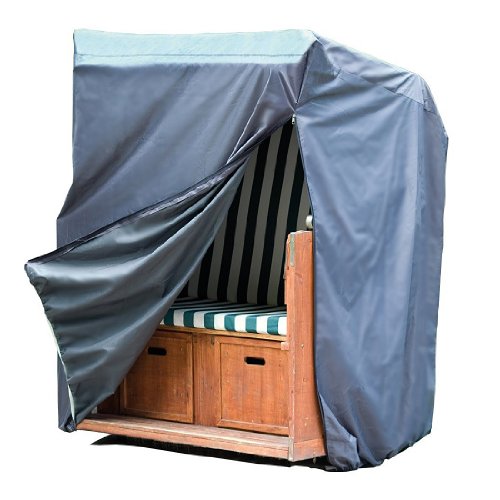 Premium Strandkorb Schutzhülle 130x100x170/134 cm...