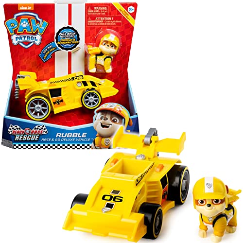 PAW Patrol - Rubbles Race & Go Deluxe Basis...