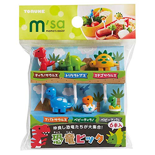 Torune Food Picks Bento Lunch Zubehör Dinosaurier...