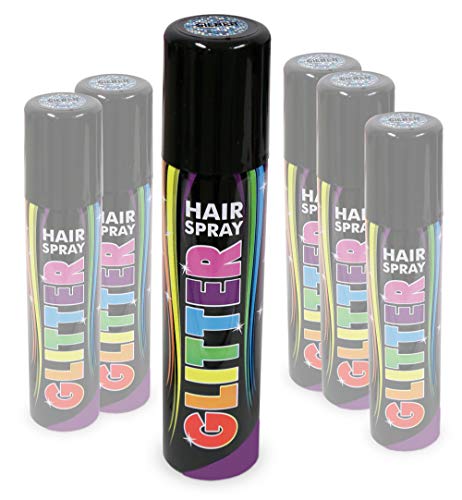 KarnevalsTeufel Hairspray Glitter buntes Haarspray...