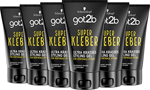 got2b Haar Gel Super Kleber Halt 6 (150 ml), Ultra...