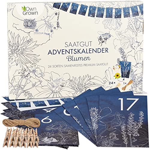 Saatgut Adventskalender 2022: Nachhaltiger Blumen...