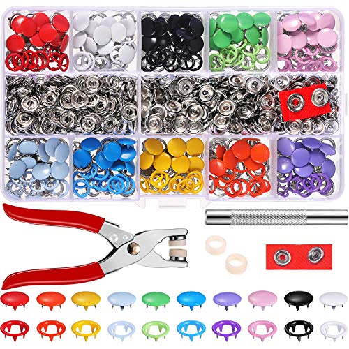 240 Sets Druckknöpfe,MLIAIMCE Metall Druckknöpfe...