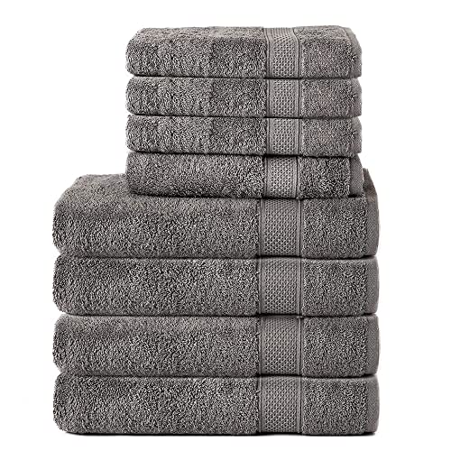 Komfortec 8er Handtuch Set aus 100% Baumwolle, 4...