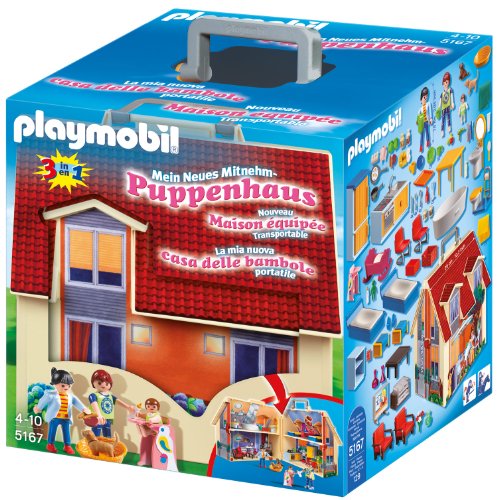 PLAYMOBIL Dollhouse 5167 Neues Mitnehm-Puppenhaus,...