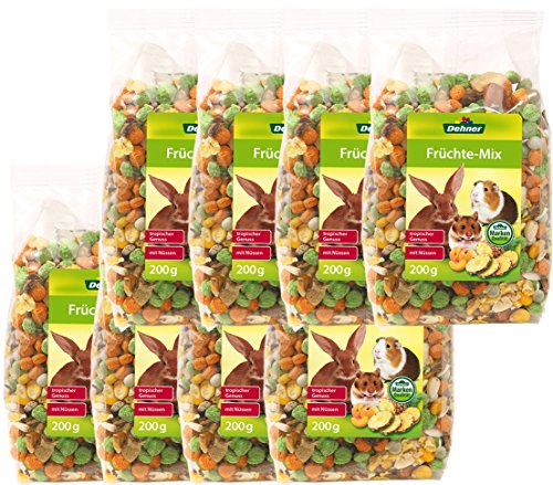 Dehner Nagersnack, Früchte-Mix, 8 x 200 g (1.6...